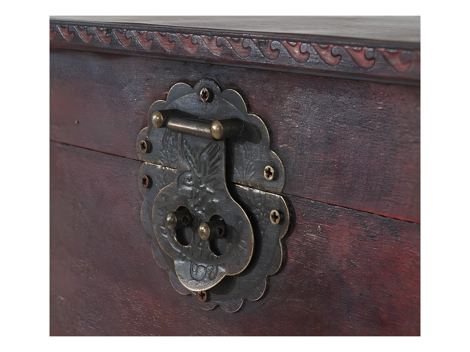 Wijnrek Rhone 20 flessen lade, Calvados wijnrek Houten rek, koloniale stijl, voor 20 flessen, met lade