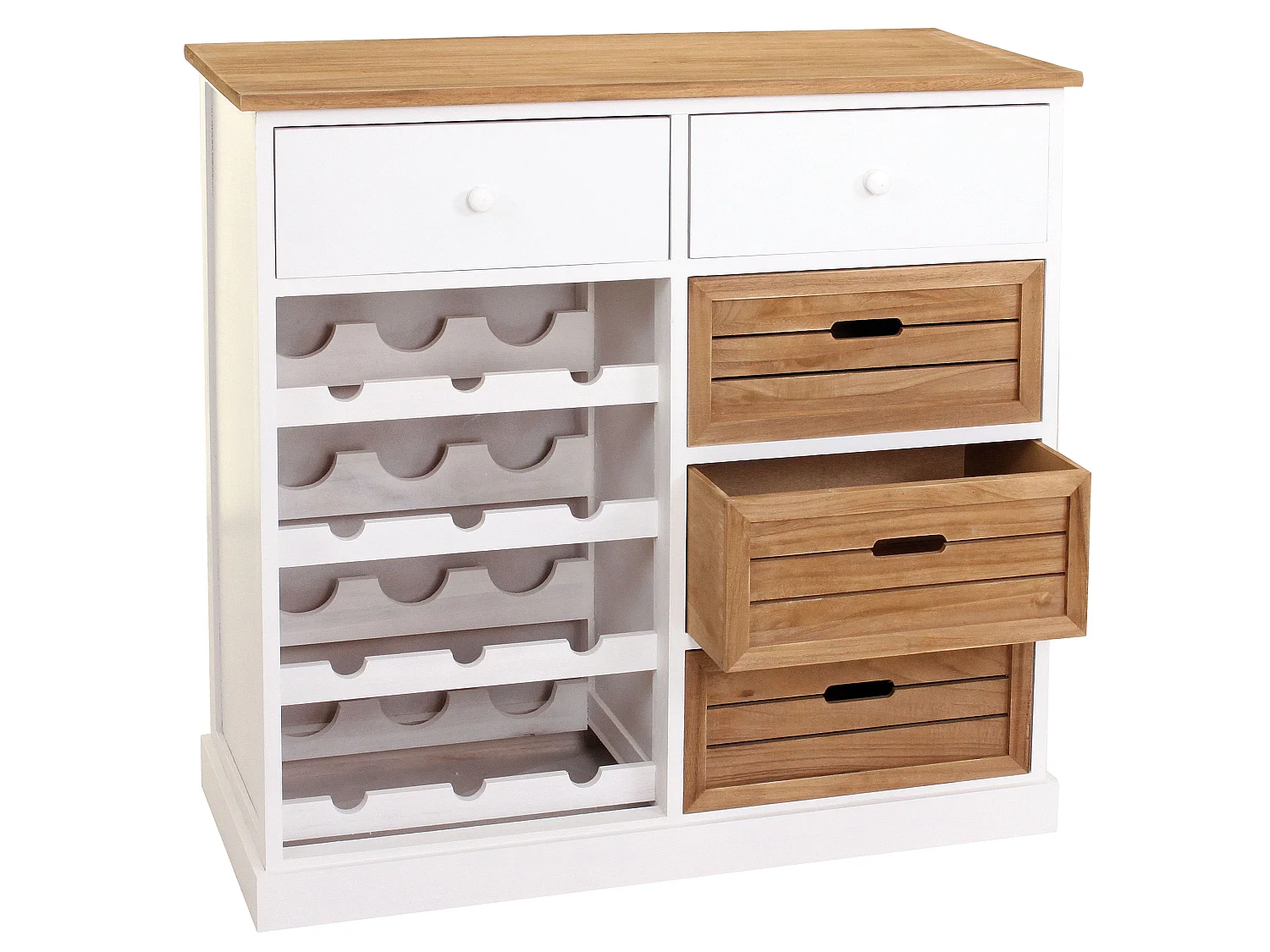 Botellero con cajones MCW-B96