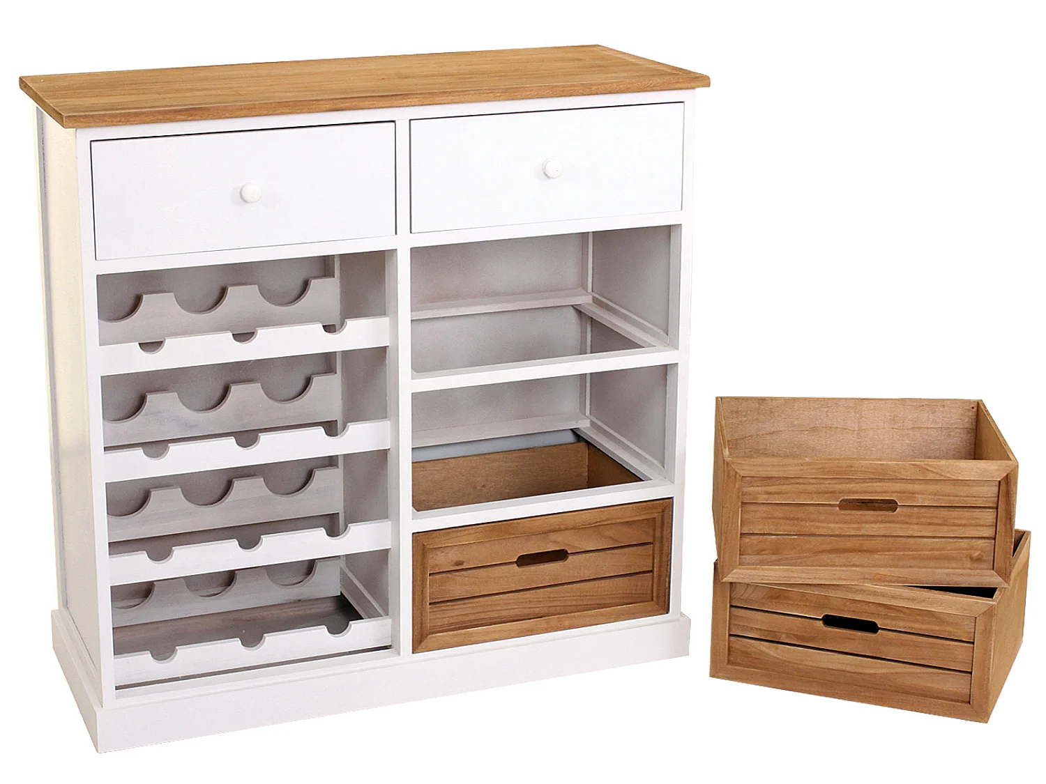 Botellero con cajones MCW-B96