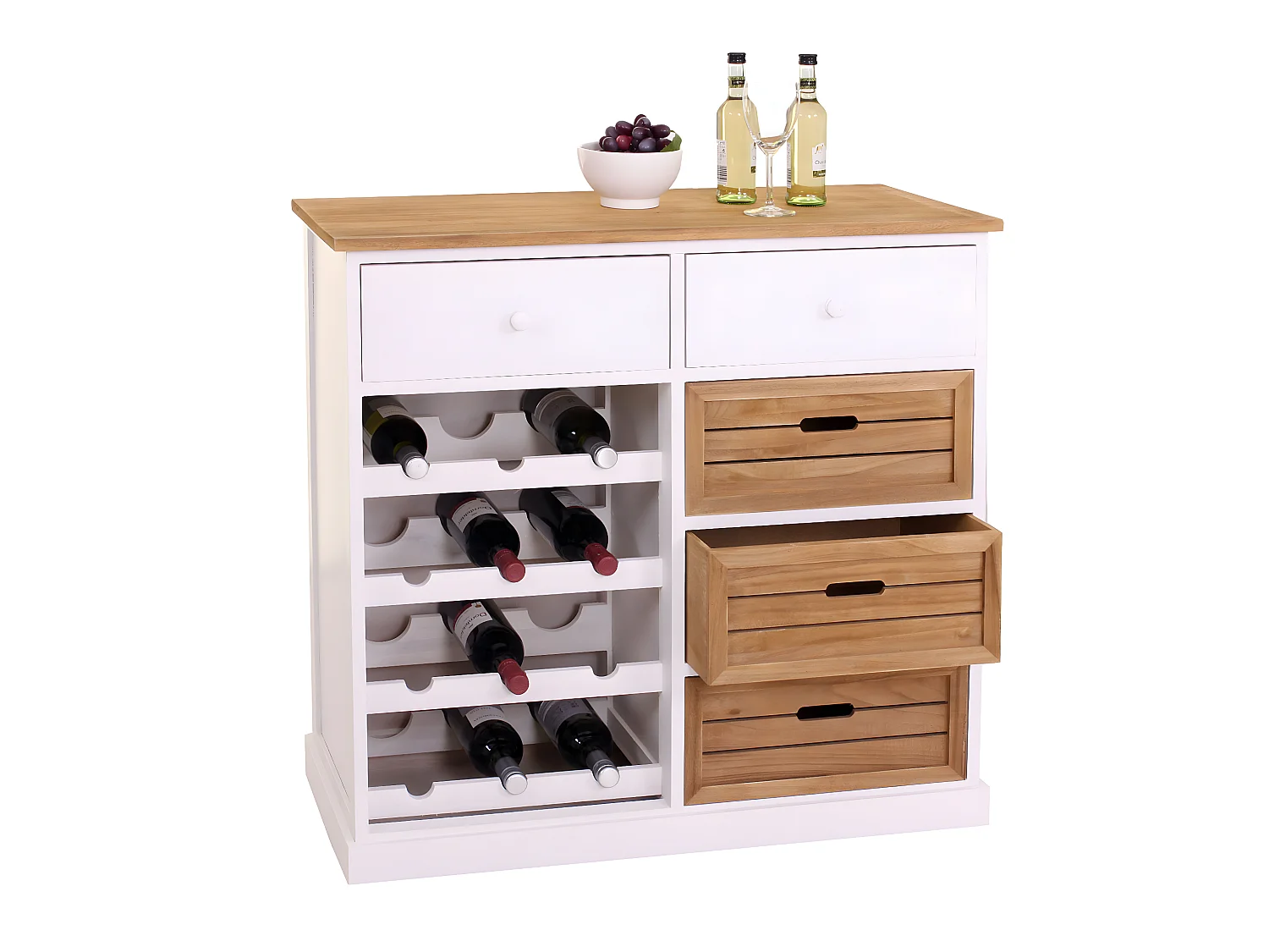 Casier à vin MCW-B96 avec tiroirs