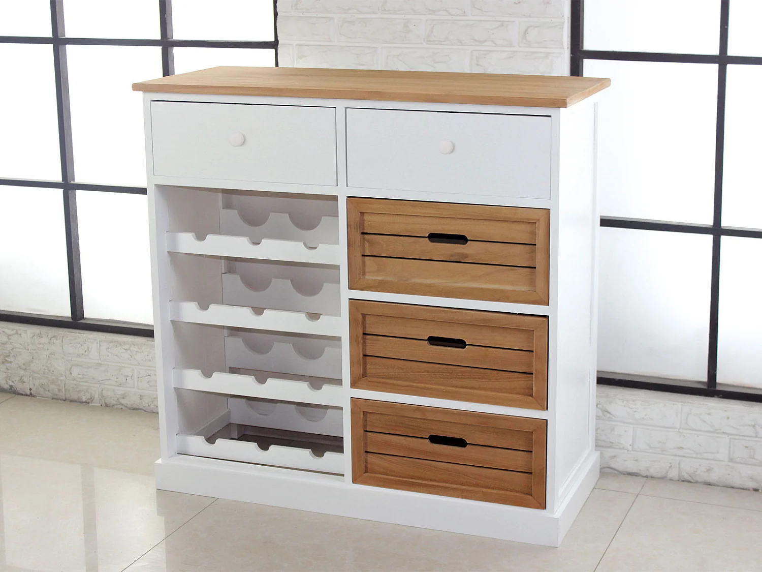 MCW-B96 Garrafeira com gavetas