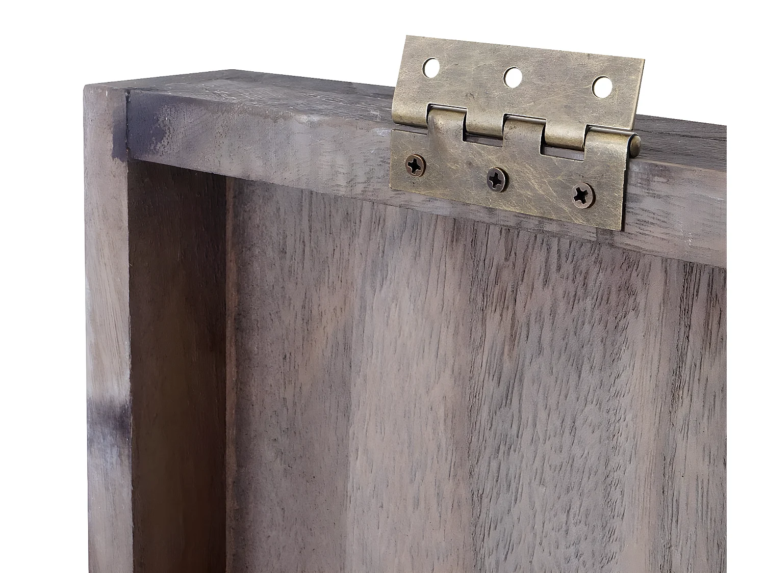 Serie Vintage portabottiglie MCW-C54 legno paulonia 120x22x5cm marrone