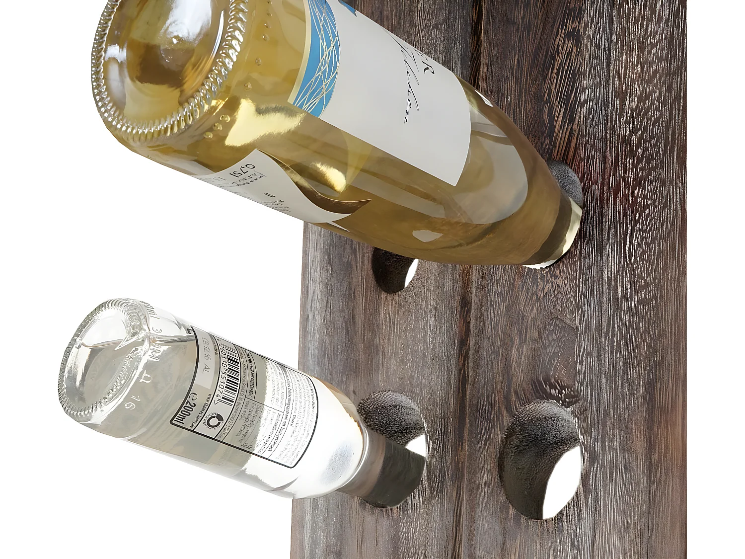 Serie Vintage portabottiglie MCW-C54 legno paulonia 120x22x5cm marrone