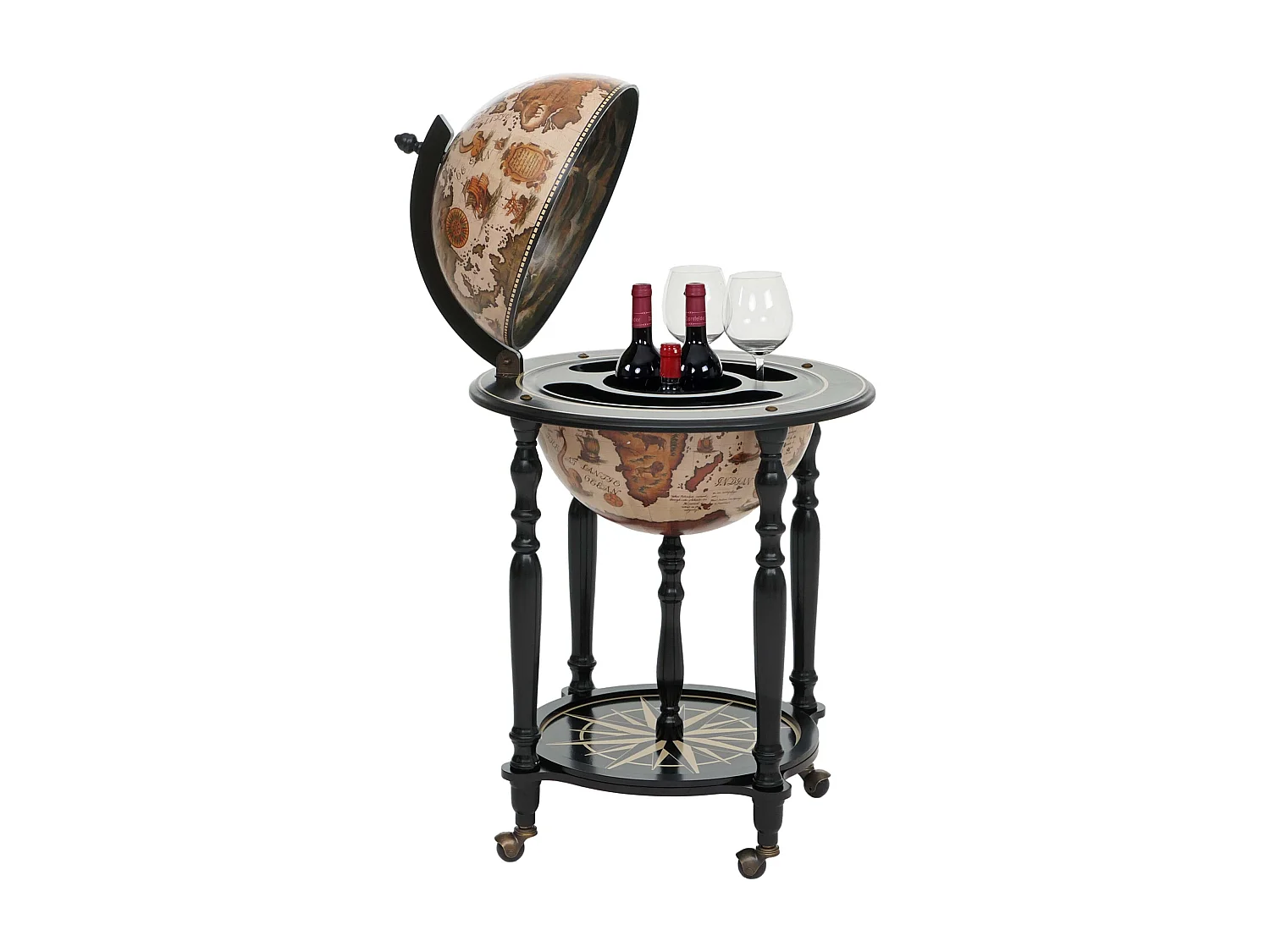 Bar de salon Globe MCW-A78 roulant