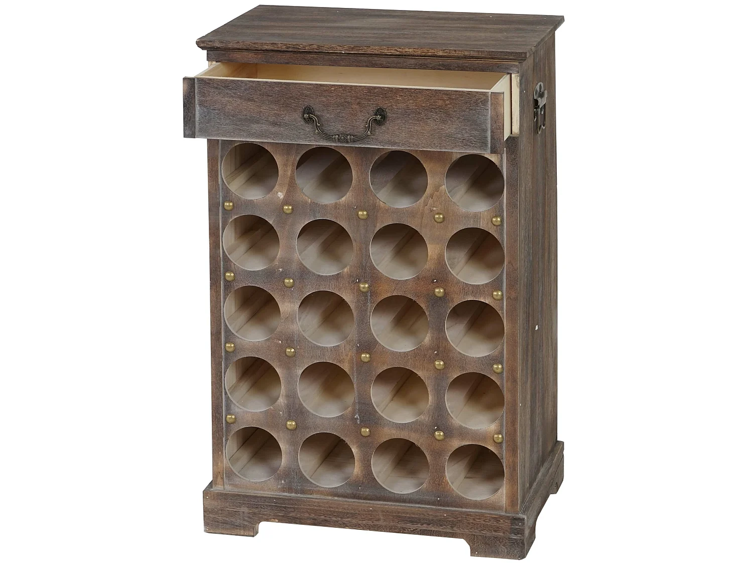 Weinregal Torre H324, Braun