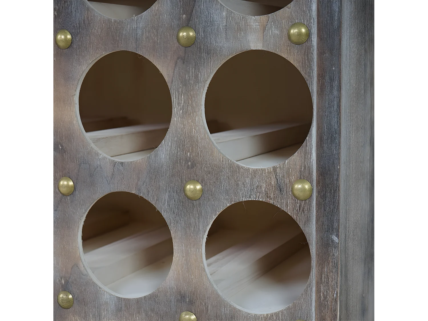 Estante para vinhos Torre H324,  castanho