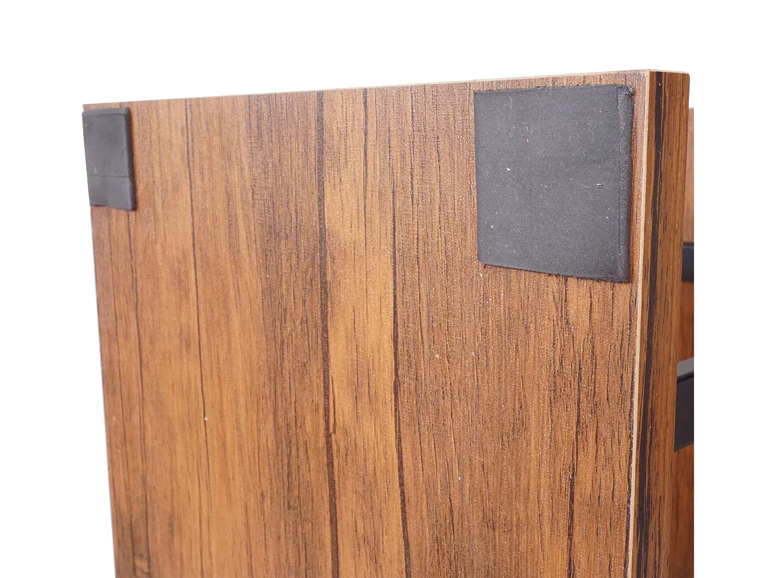 Libreria scaffale 3D MDF MCW-A27 5 ripiani 30x80x183cm legno metallo color rovere scuro