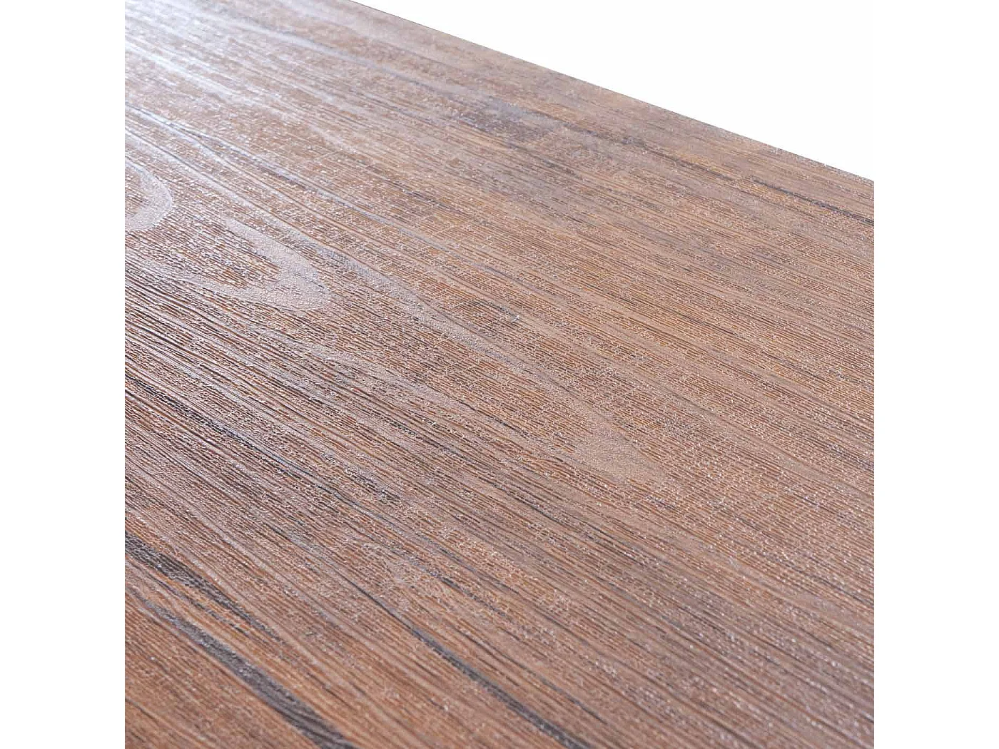 Libreria scaffale 3D MDF MCW-A27 5 ripiani 30x80x183cm legno metallo color rovere scuro