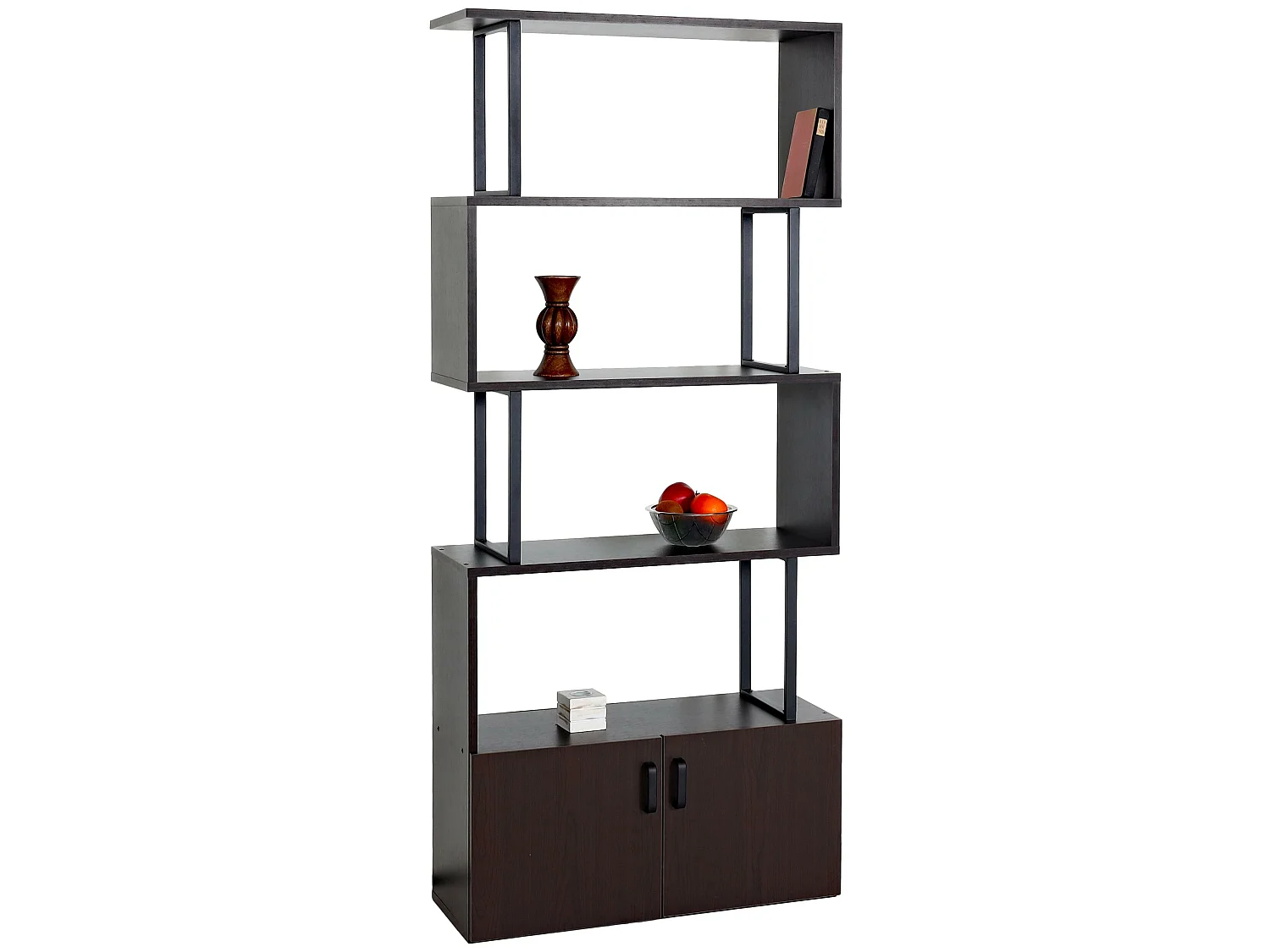 Étagère à livres MCW-A27,  brun foncé