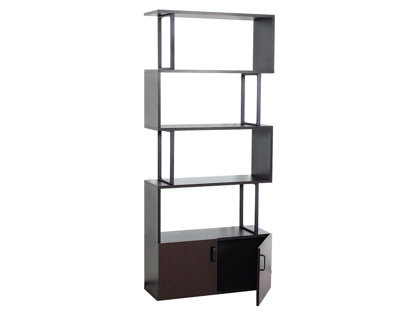 Étagère à livres MCW-A27,  brun foncé