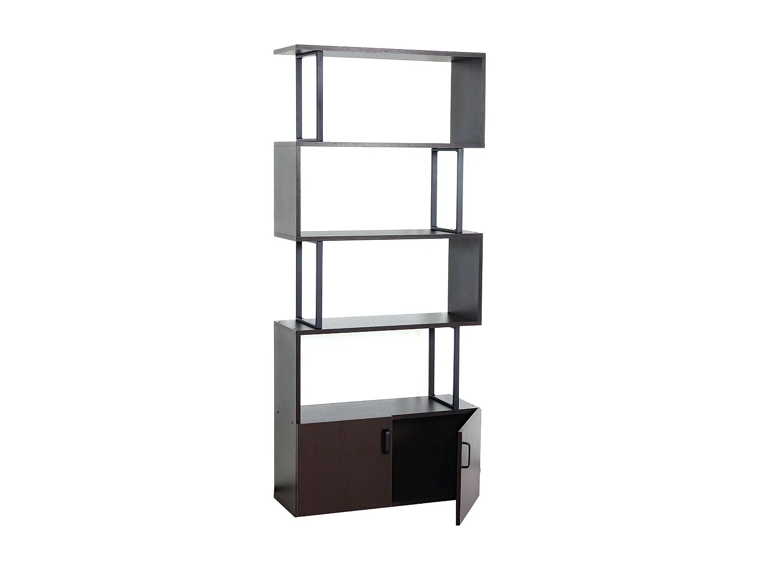 Étagère à livres MCW-A27,  brun foncé