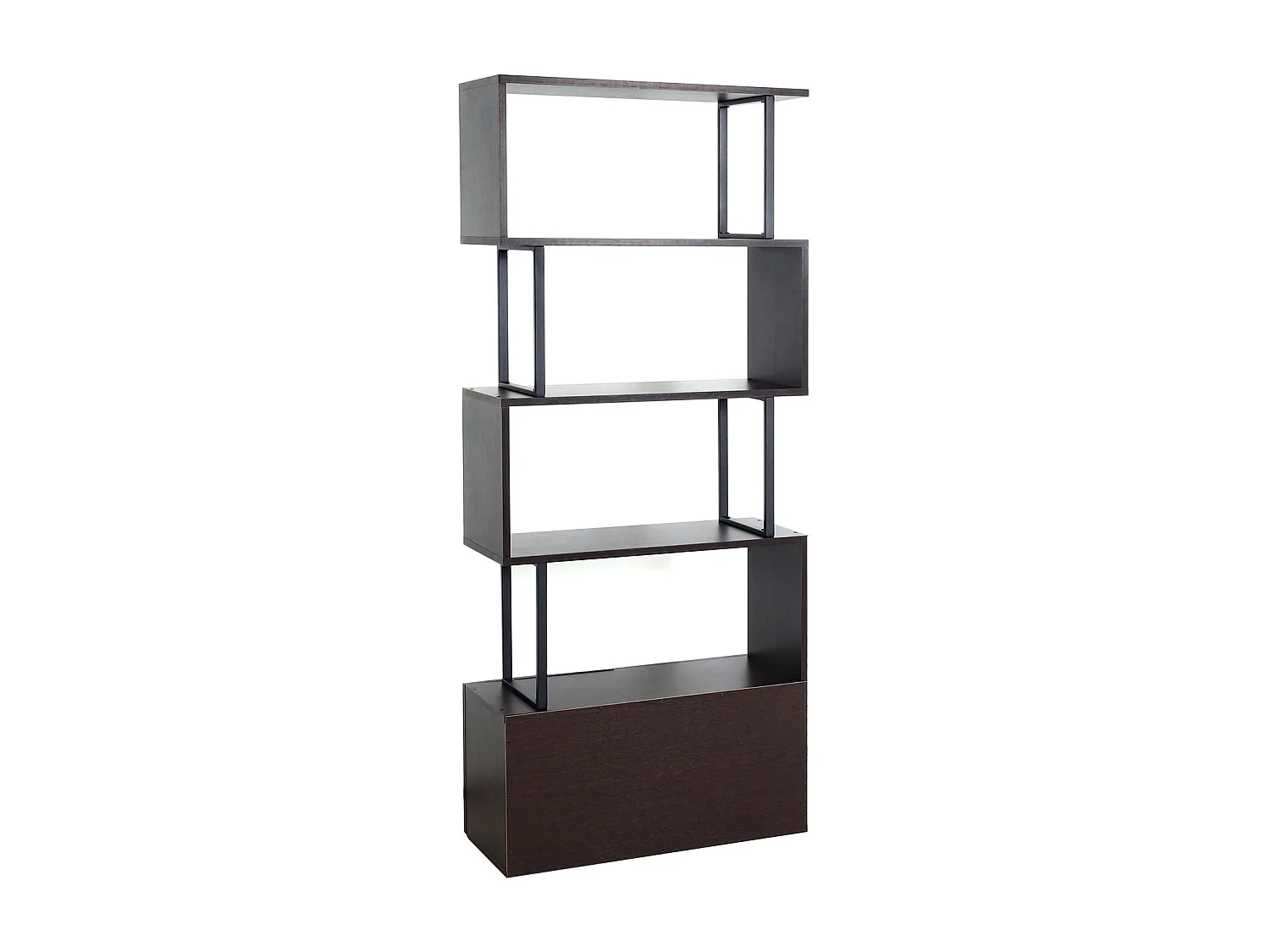 Étagère à livres MCW-A27,  brun foncé