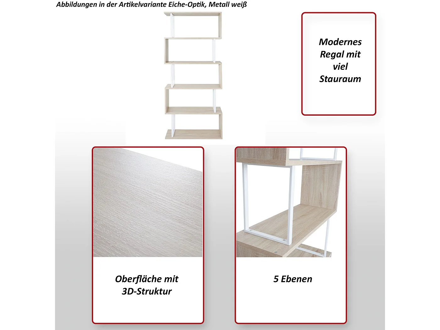 Étagère à livres MCW-A27,  gris