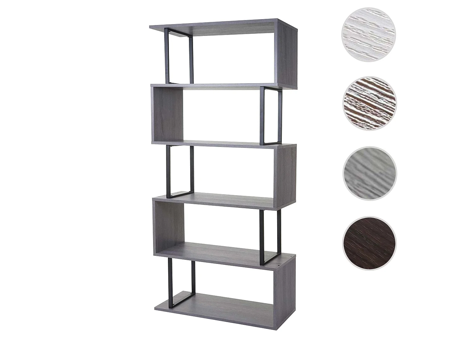 Étagère à livres MCW-A27,  gris