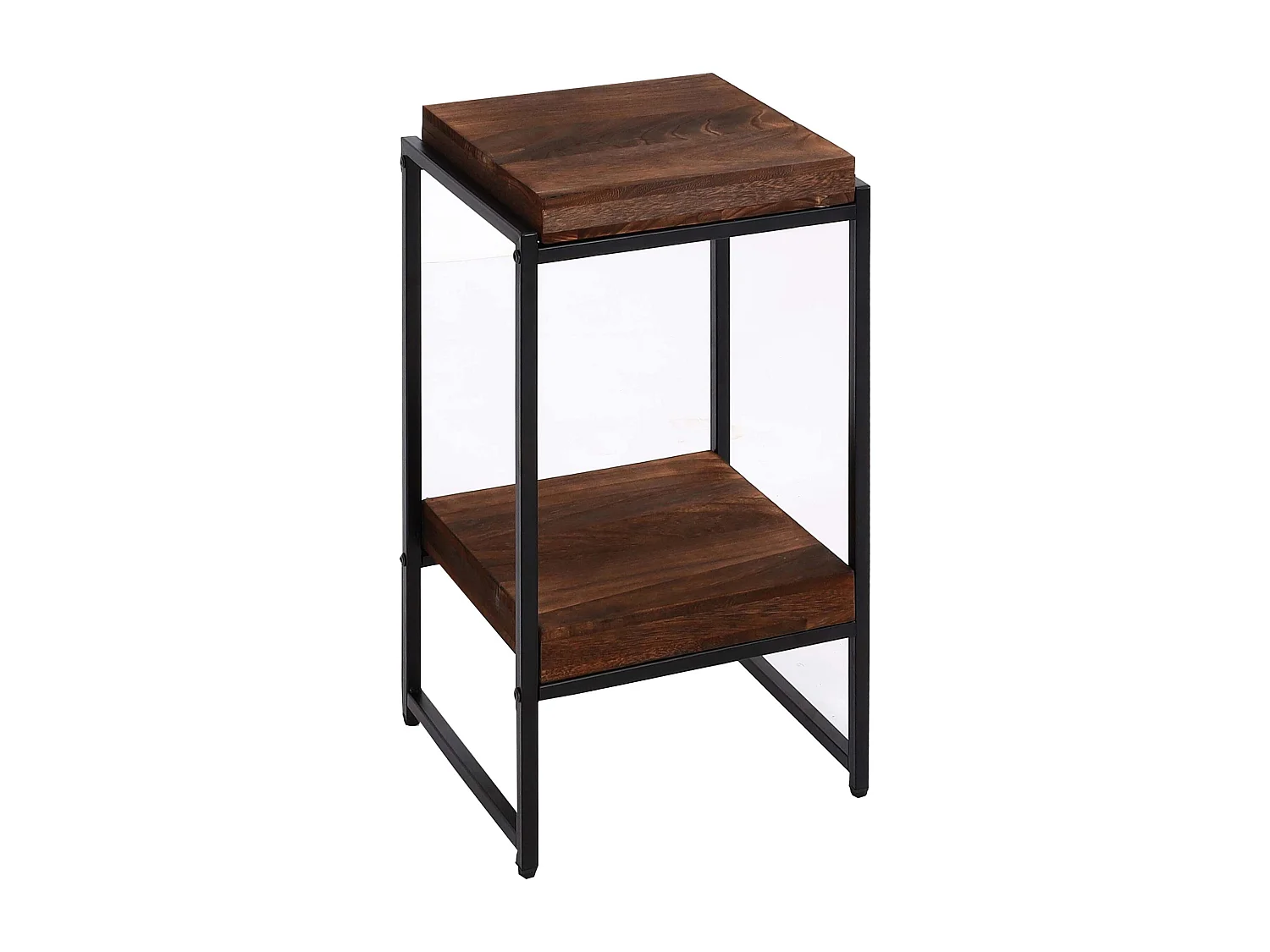 Flower table MCW-K71,  dark brown, 61cm