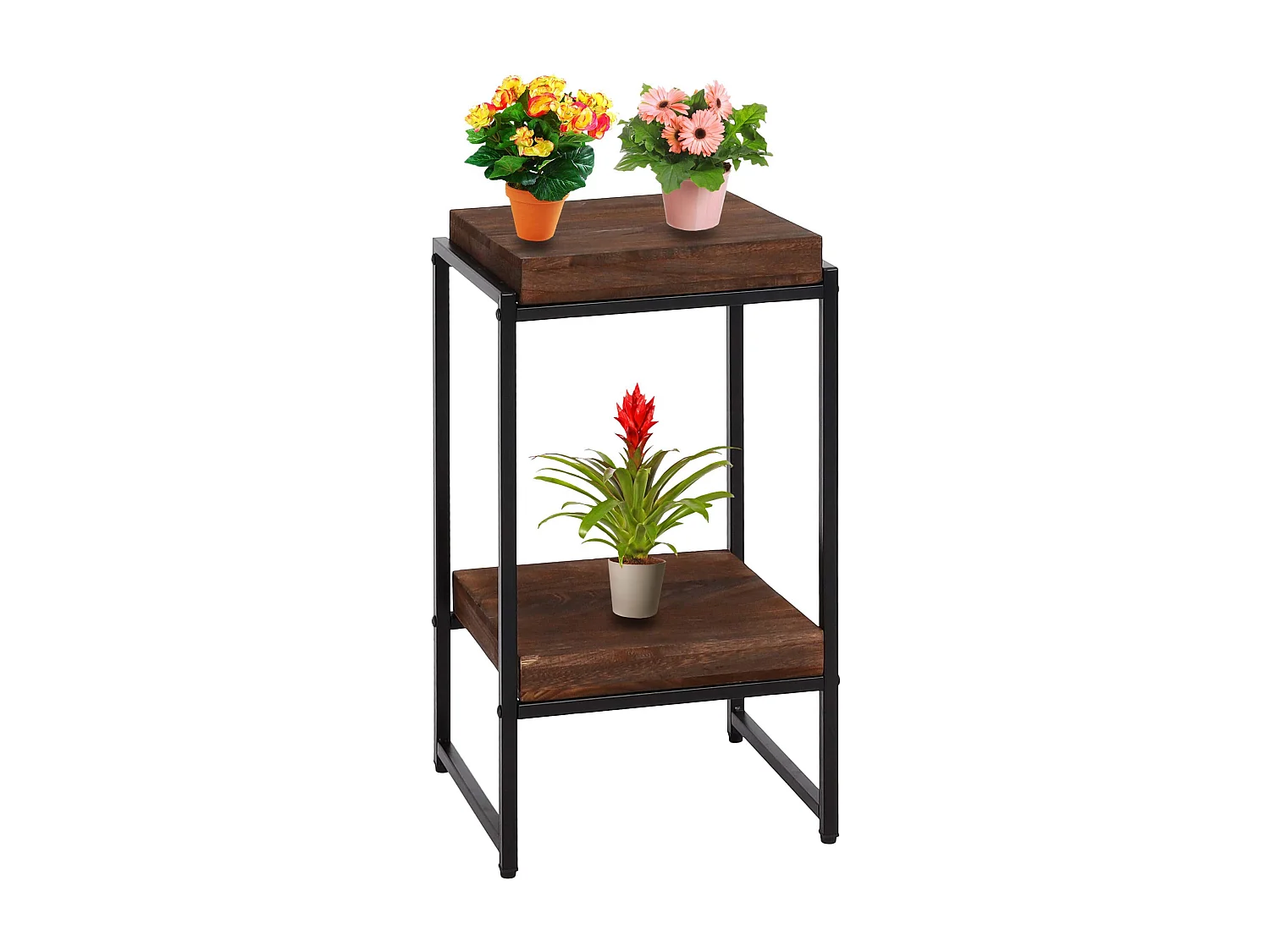 Flower table MCW-K71,  dark brown, 61cm