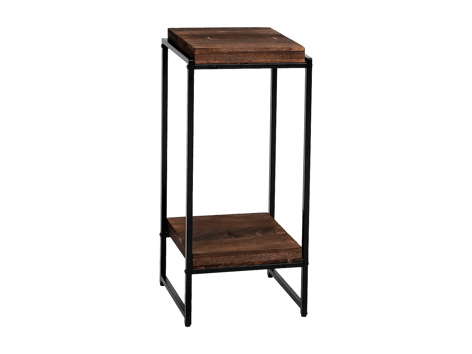 Mesa de flores MCW-K71,  castanho escuro, 82 cm