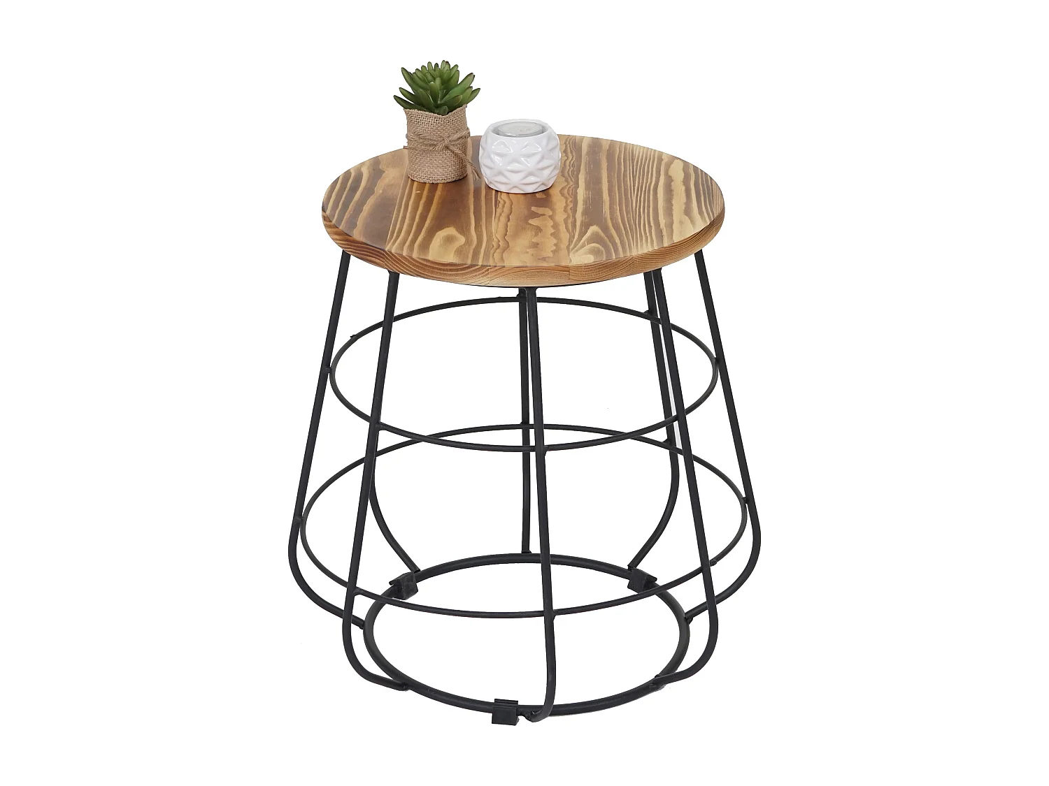 Stolik boczny MCW-A80 z prawdziwego drewna