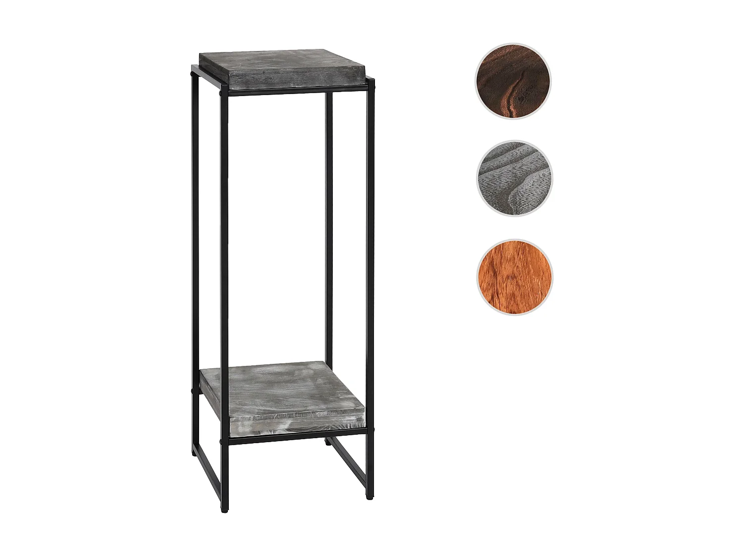 Blumentisch MCW-K71, Dunkelgrau, 101cm