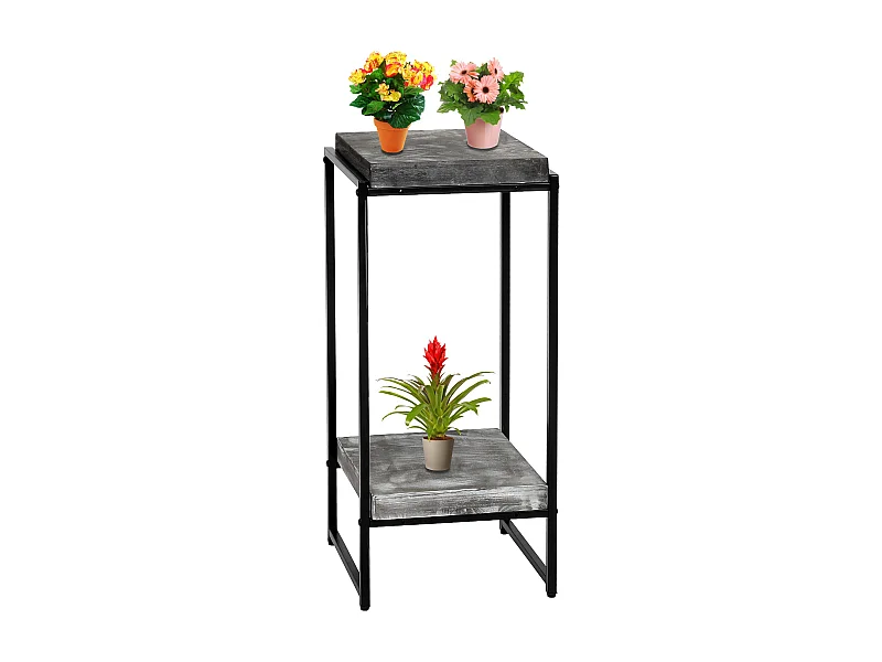 Mesa de flores MCW-K71,  gris oscuro, 82cm