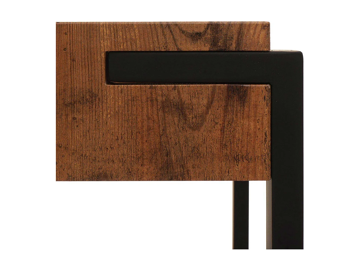 Table d'appoint MCW-L53,  chêne sauvage foncé