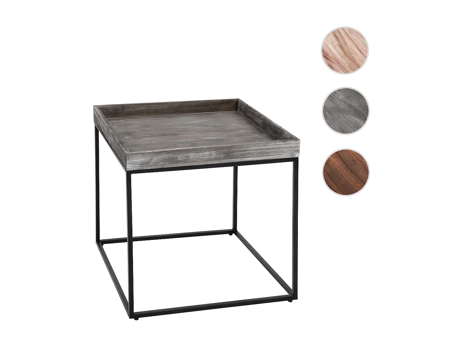 Table d'appoint MCW-K71,  gris foncé
