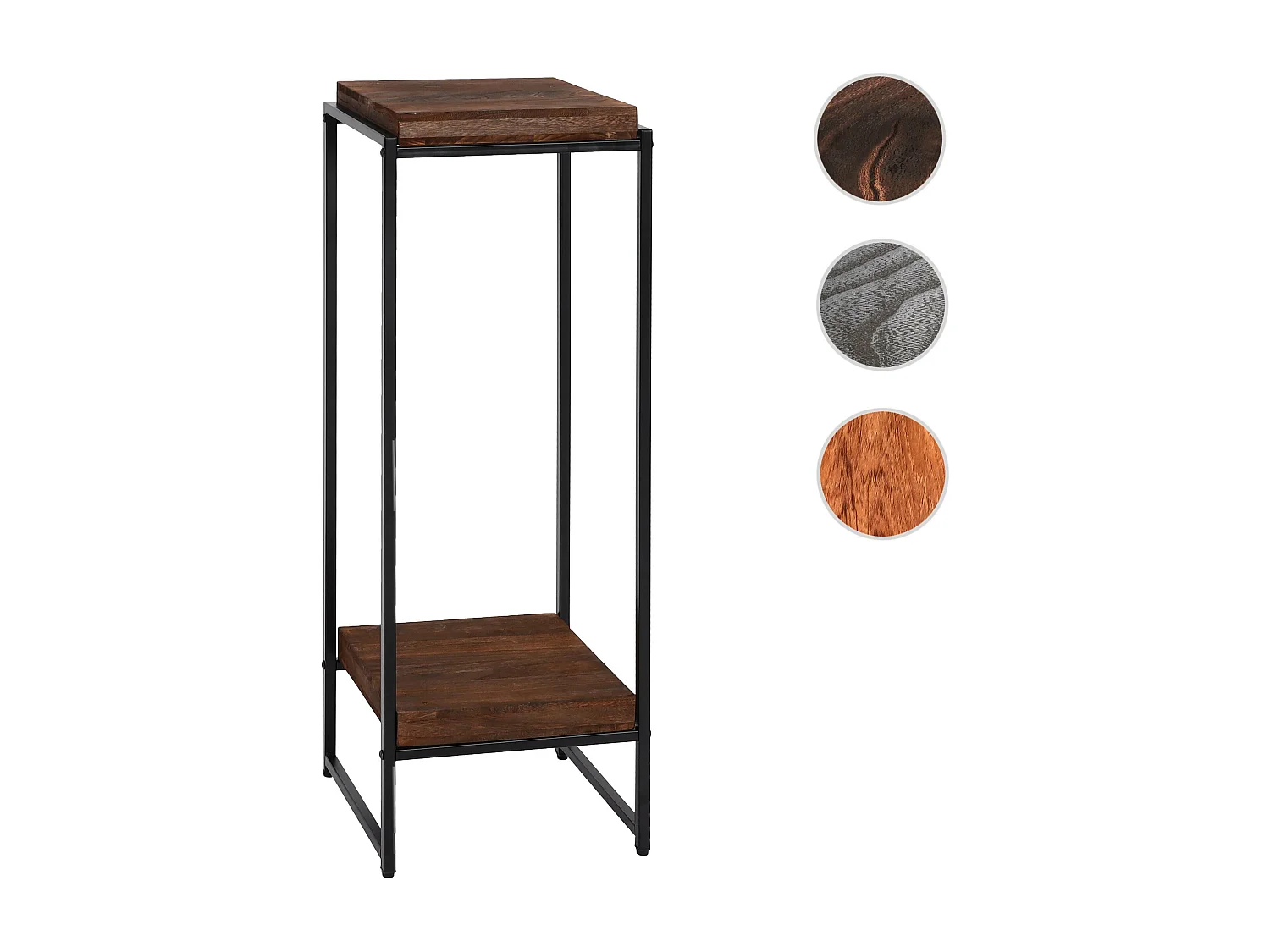 Stół kwiatowy MCW-K71,  ciemny brąz, 101 cm