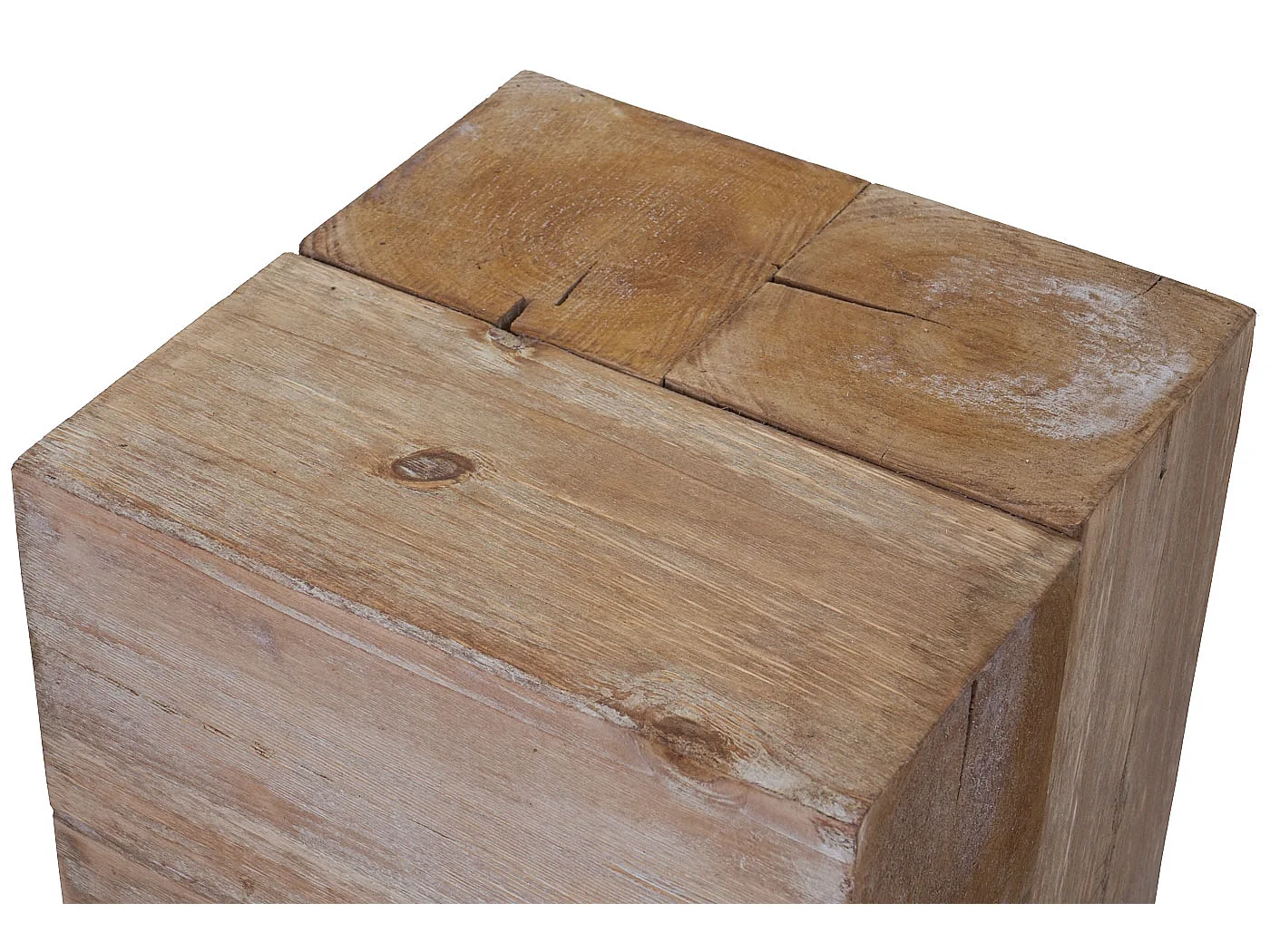 Table à fleurs MCW-A15 bois massif, Table de fleurs MCW-A15, colonne à fleurs, jardinière, bois de sapin