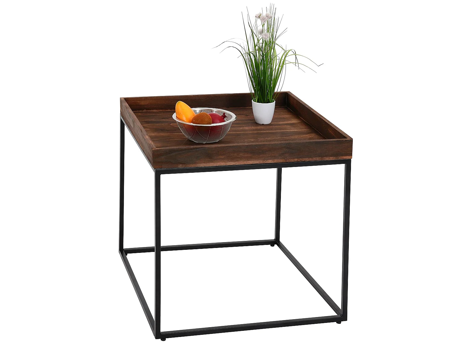 Table d'appoint MCW-K71,  brun foncé