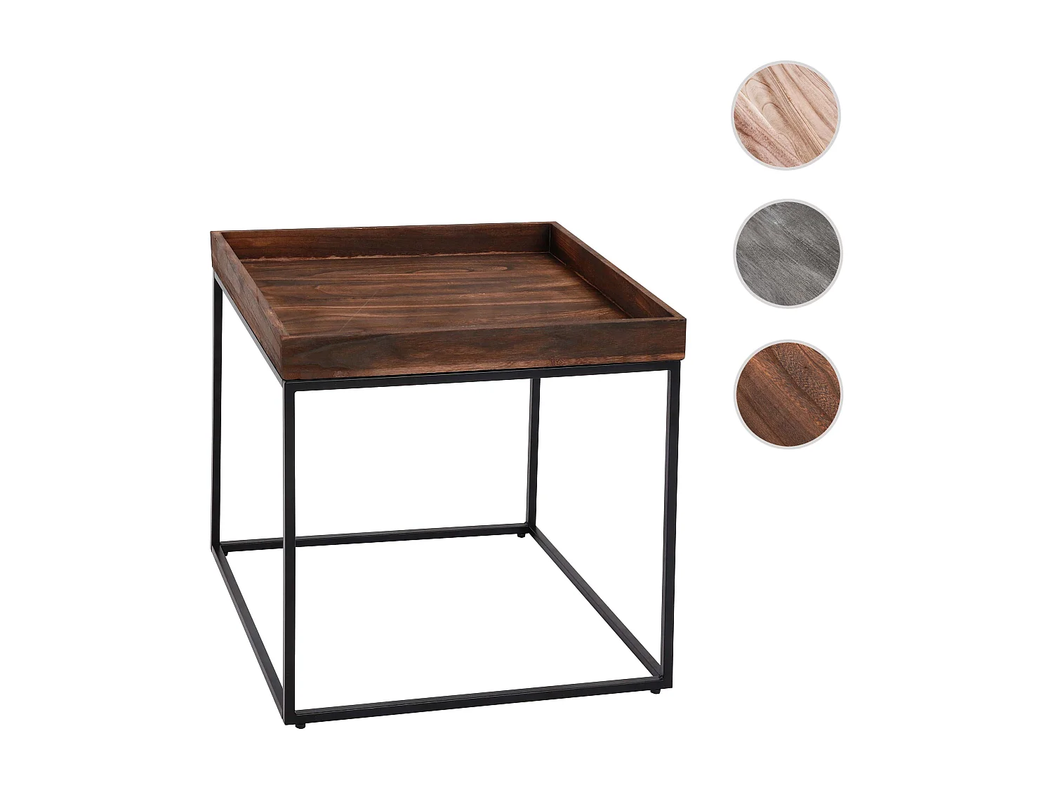 Side table MCW-K71,  dark brown