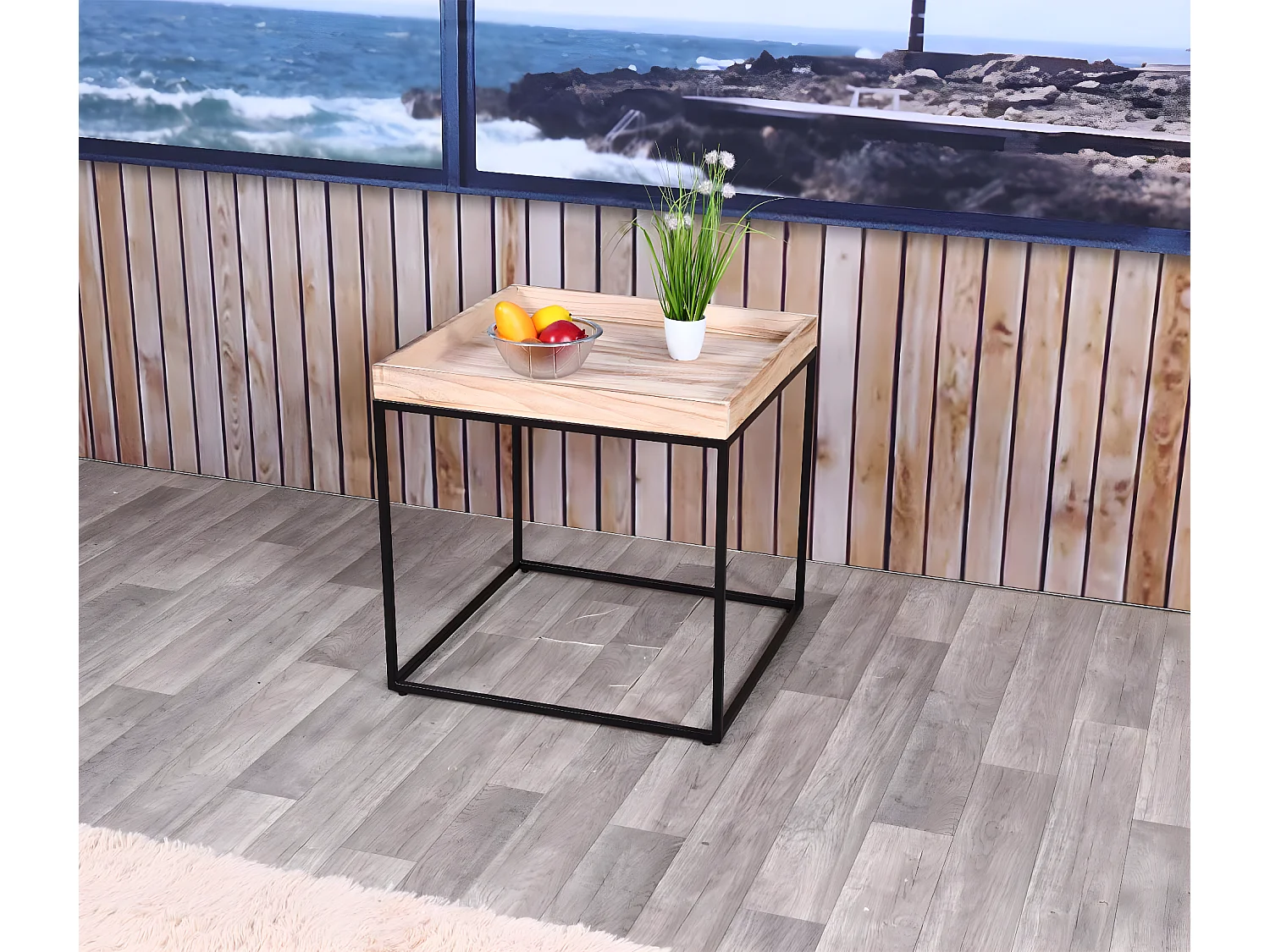 Bijzettafel MCW-K71,  natuurlijke kleur