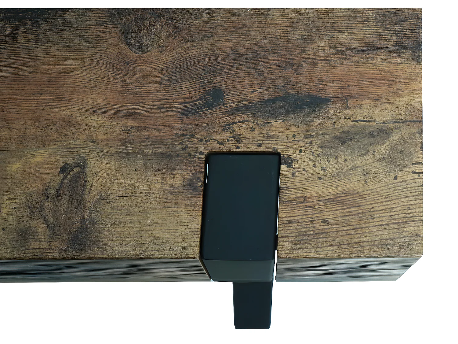 Table d'appoint MCW-L54,  chêne sauvage foncé