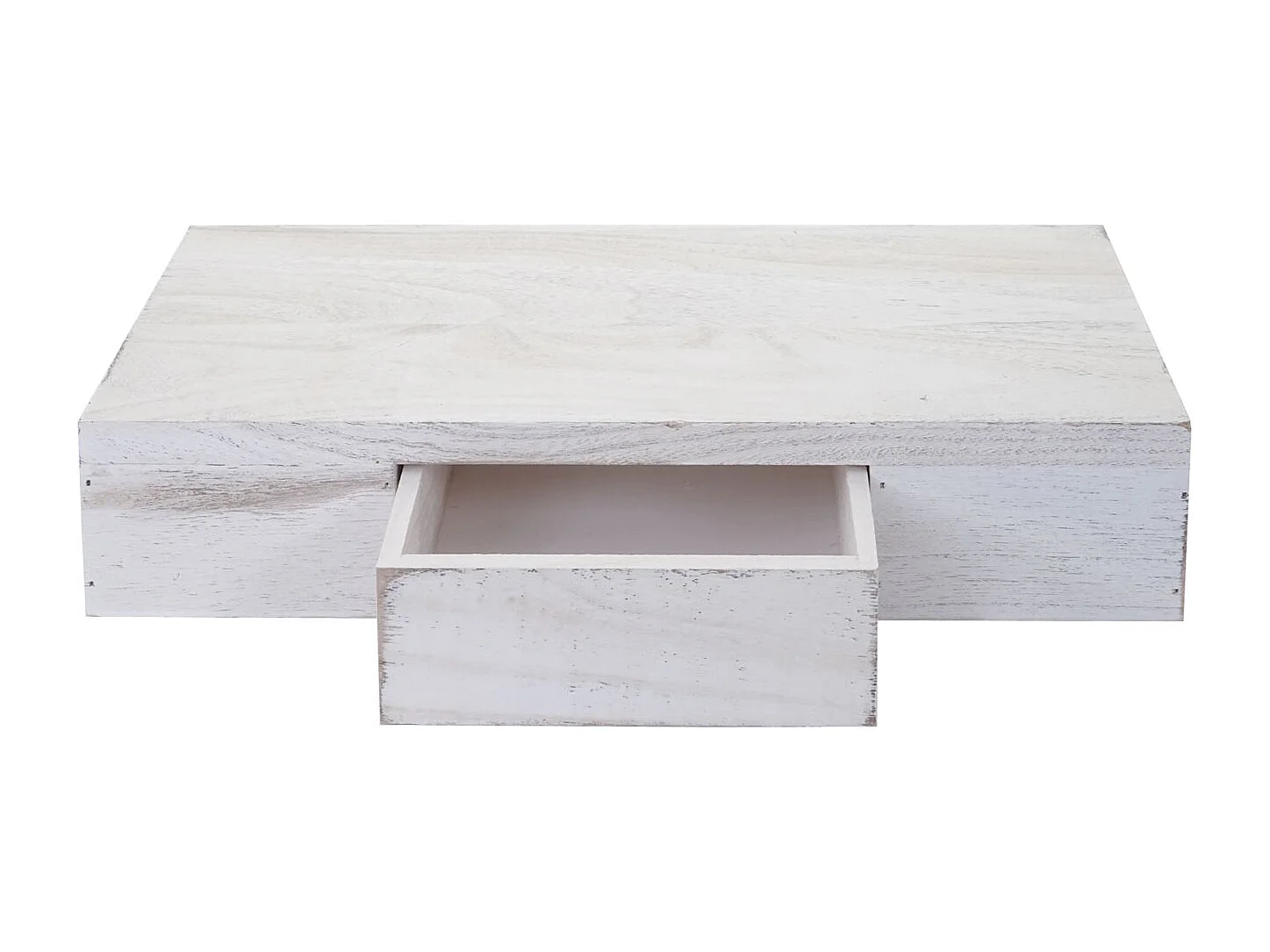 Półka ścienna Cher,  biała shabby