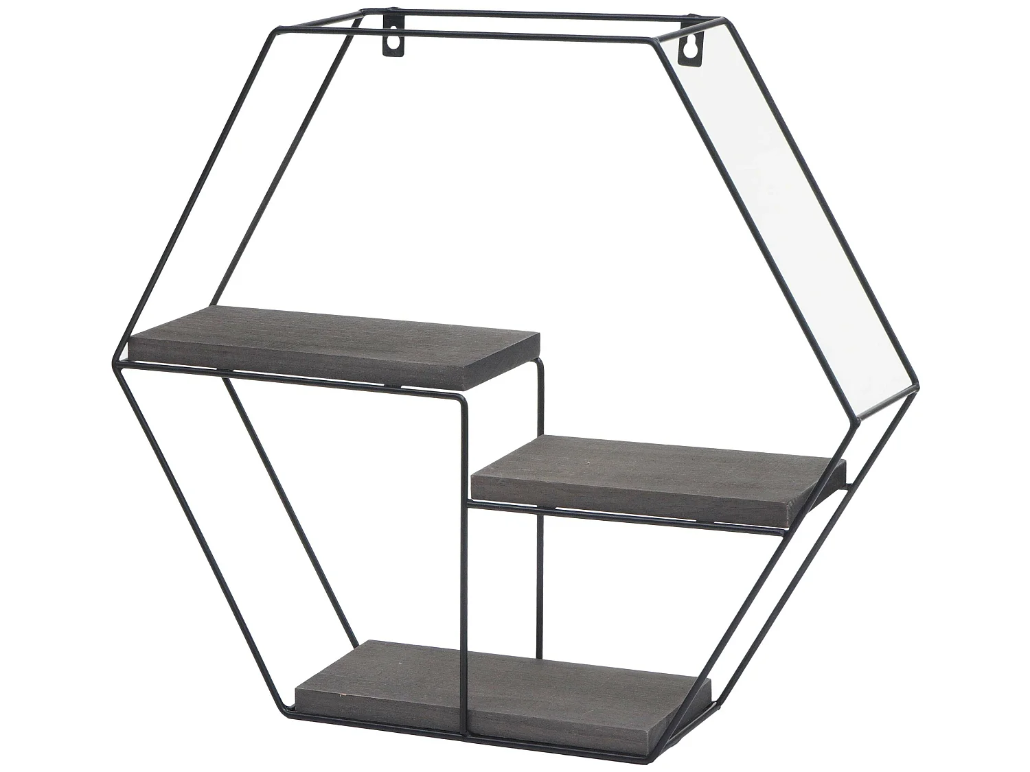 Étagère murale MCW-K76,  gris foncé