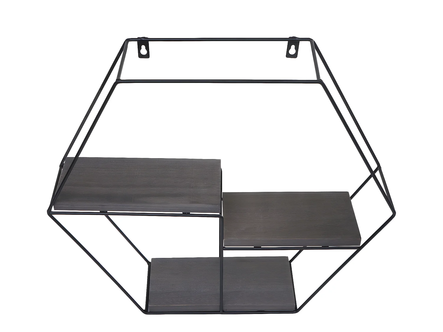 Étagère murale MCW-K76,  gris foncé