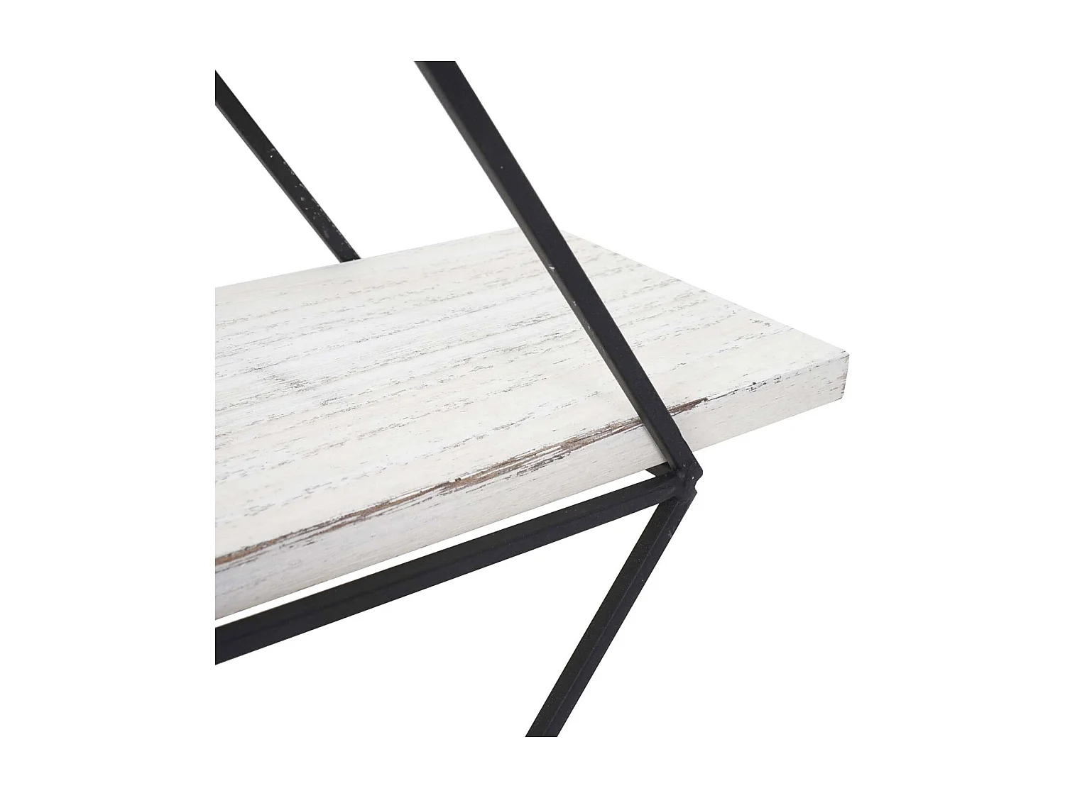 Étagère murale MCW-A80,  shabby blanc