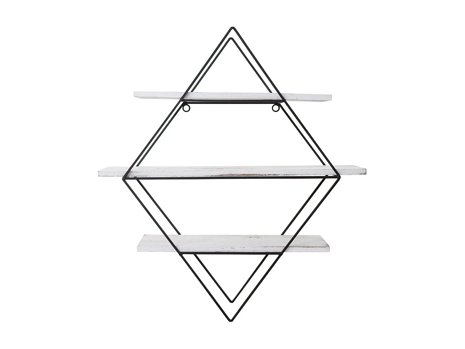 Étagère murale MCW-A80,  shabby blanc