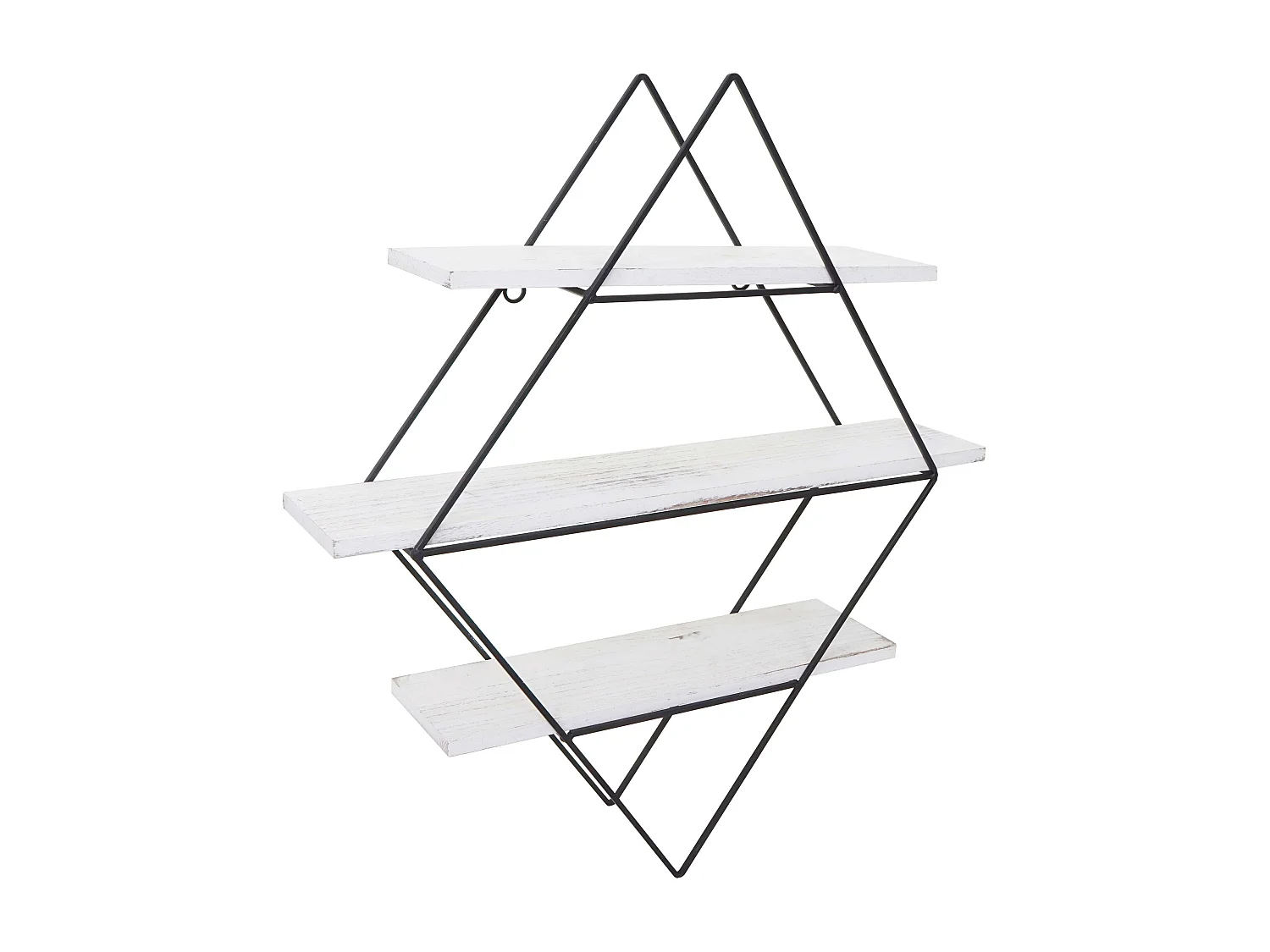 Étagère murale MCW-A80,  shabby blanc