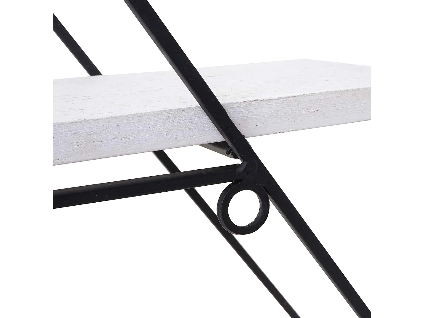 Étagère murale MCW-A80,  shabby blanc