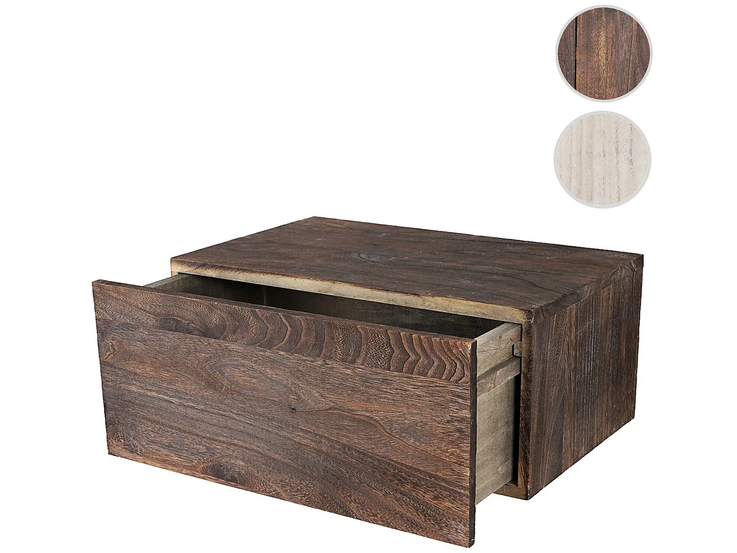 Étagère murale MCW-C55,  brun foncé