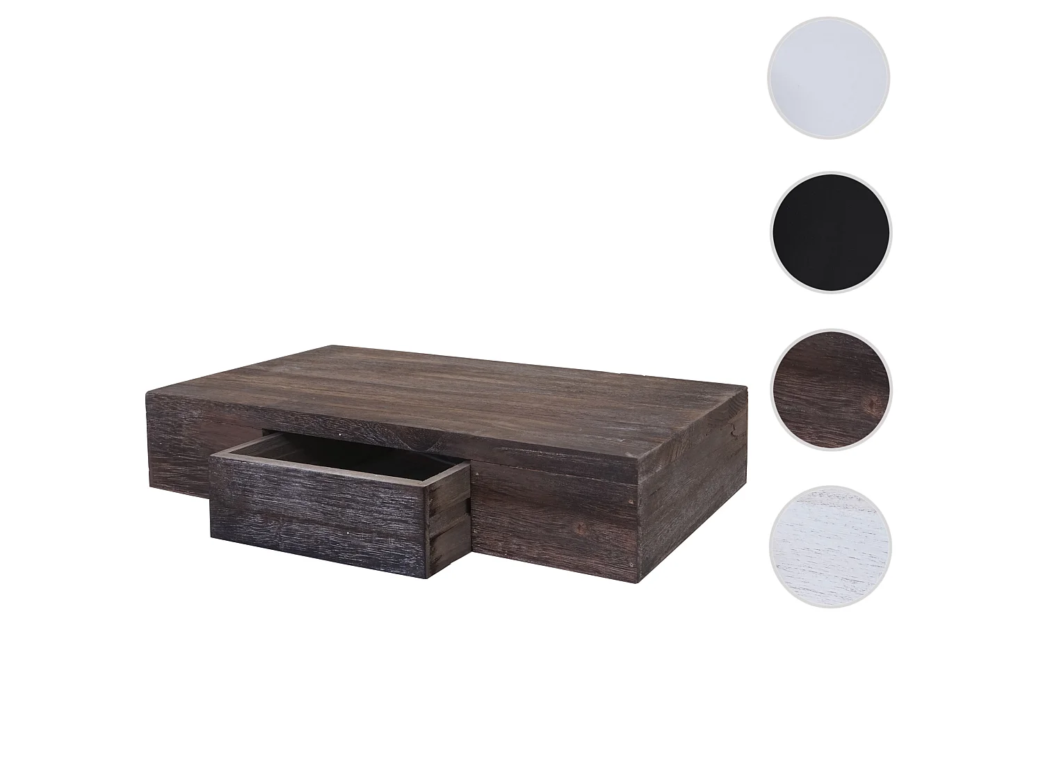 Étagère murale Cher,  brun shabby