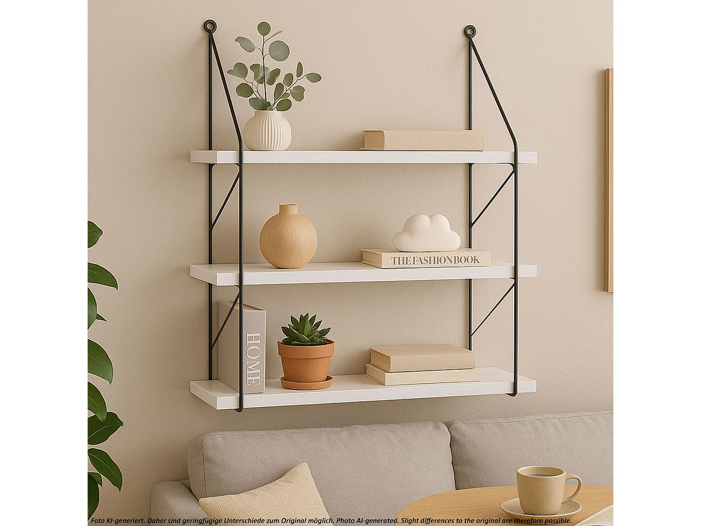 Étagère murale MCW-K78,  blanc