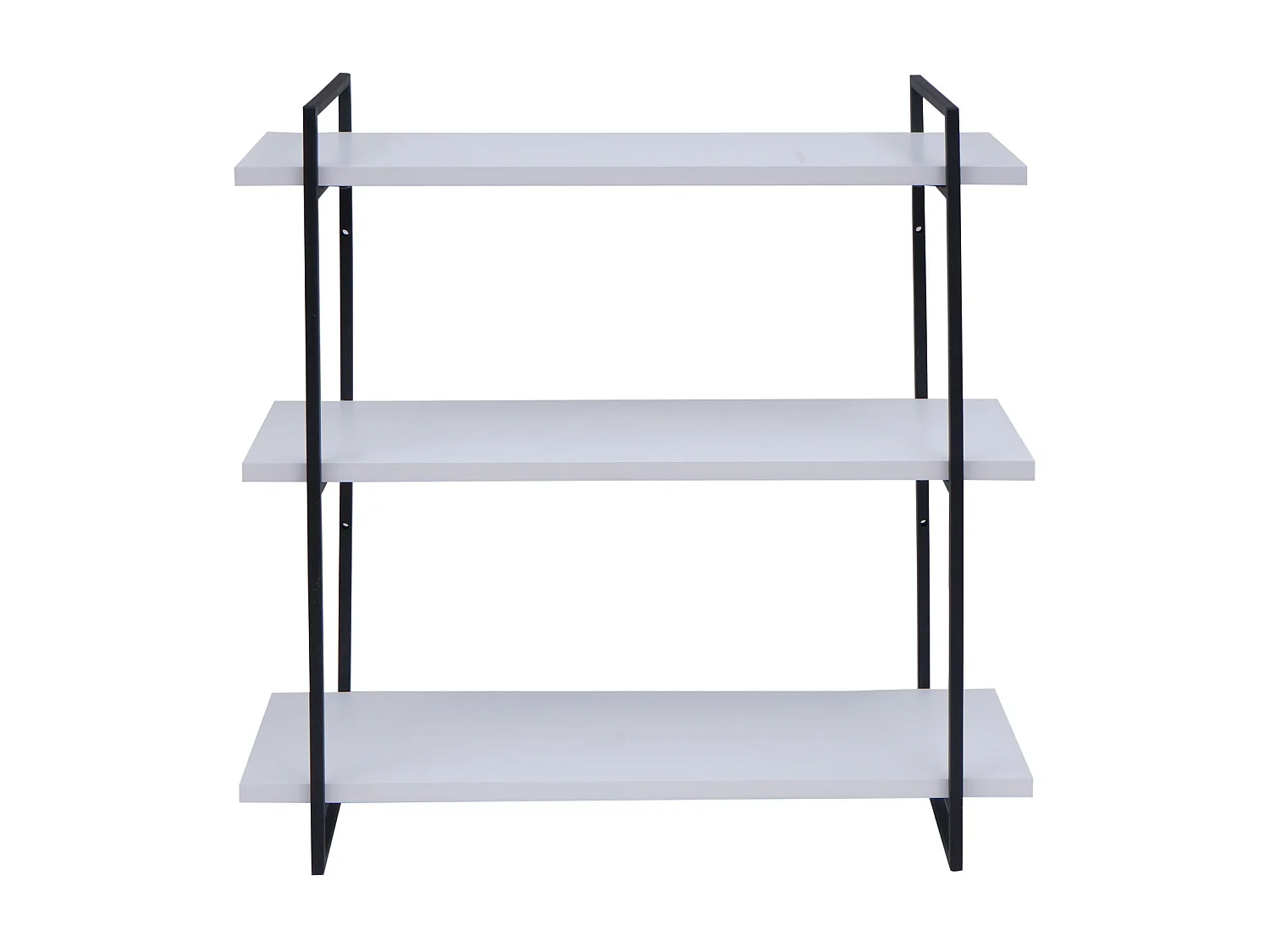 Étagère murale MCW-K78,  blanc, métal noir