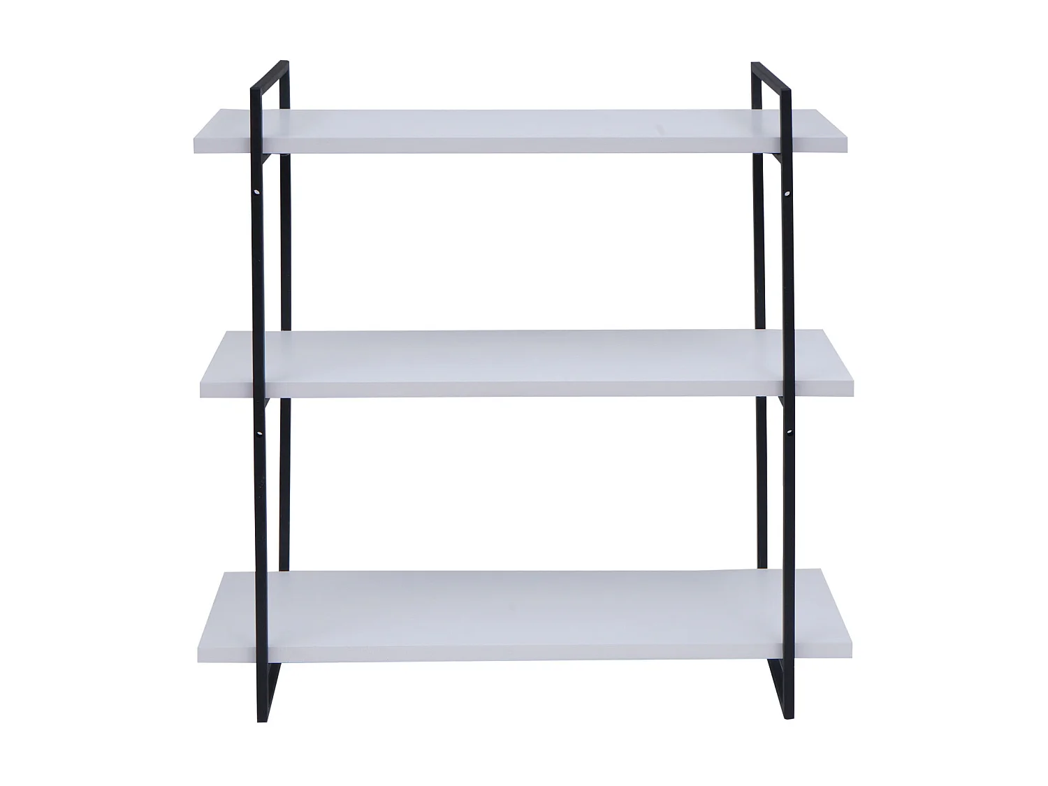 Étagère murale MCW-K78,  blanc, métal noir