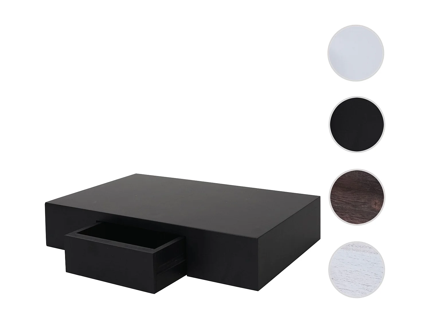 Półka ścienna Cher,  czarna