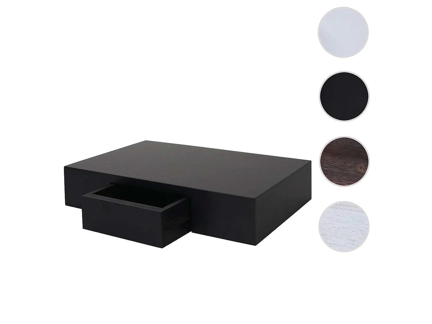 Półka ścienna Cher,  czarna