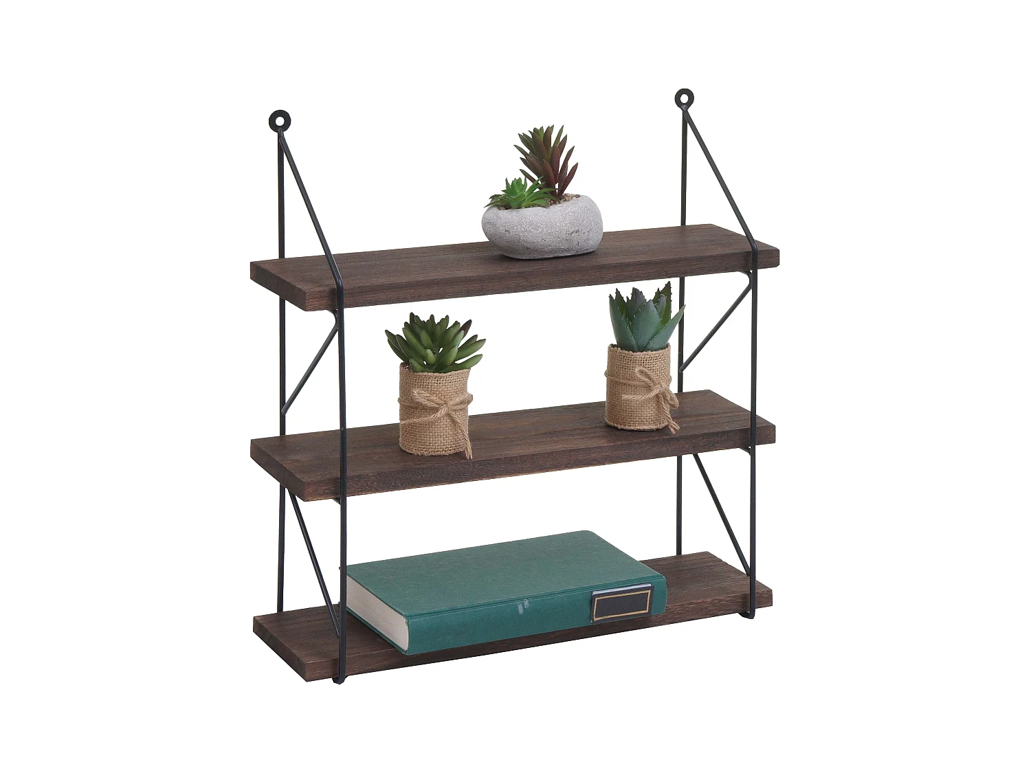 Wandplank MCW-K78,  donkerbruin