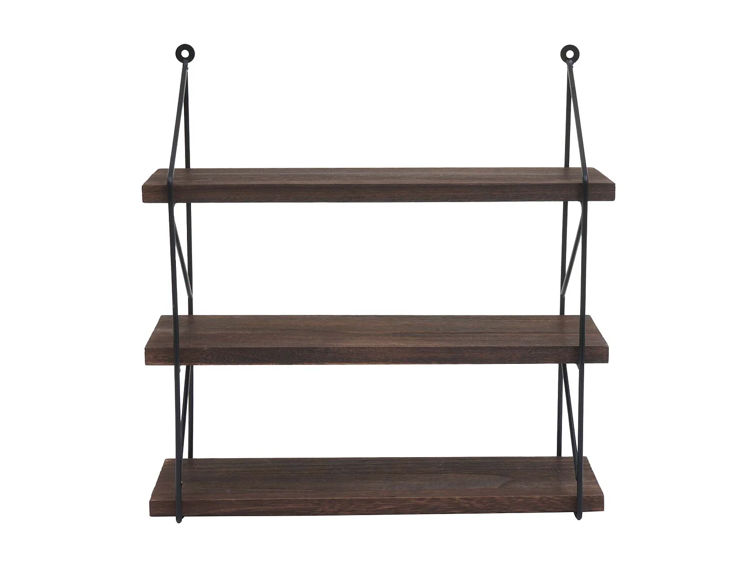 Wandregal MCW-K78, Dunkelbraun