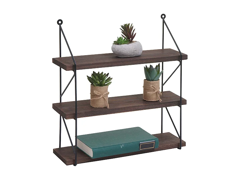 Wandplank MCW-K78,  donkerbruin