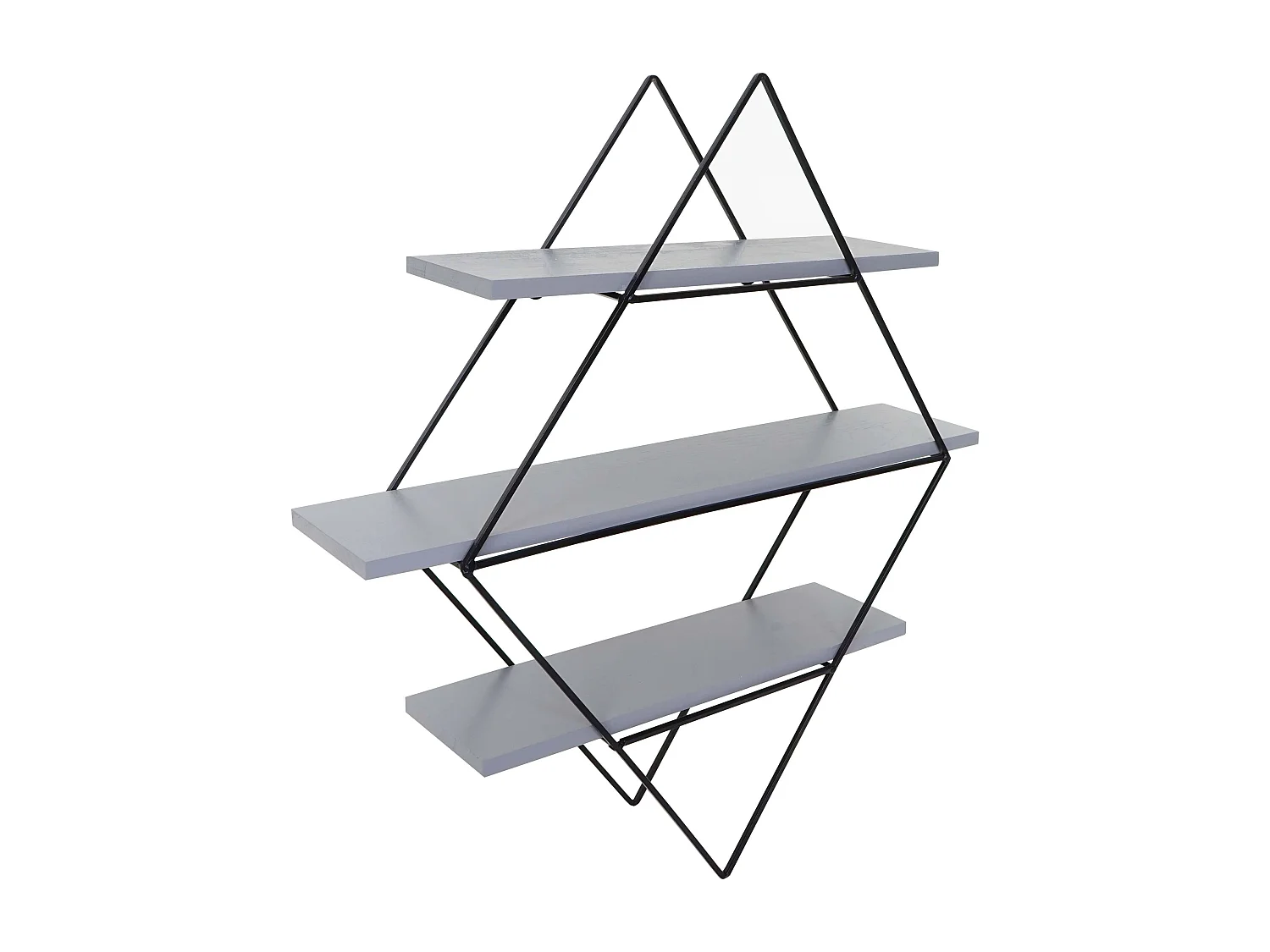 Wandplank MCW-A80,  grijs-blauw